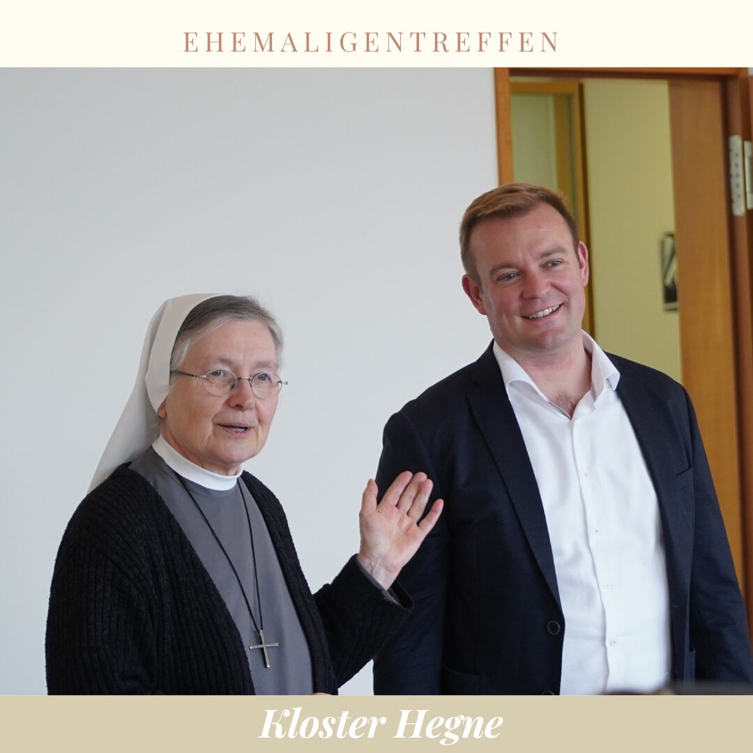 Sr. Maria Paola begrüßt frischgebackenen Ruheständler