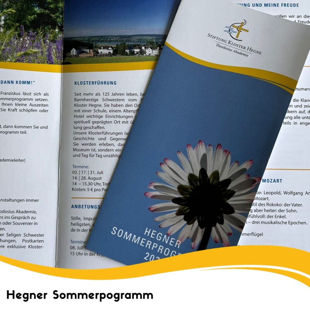 Das Sommerprogramm ausgeklappt